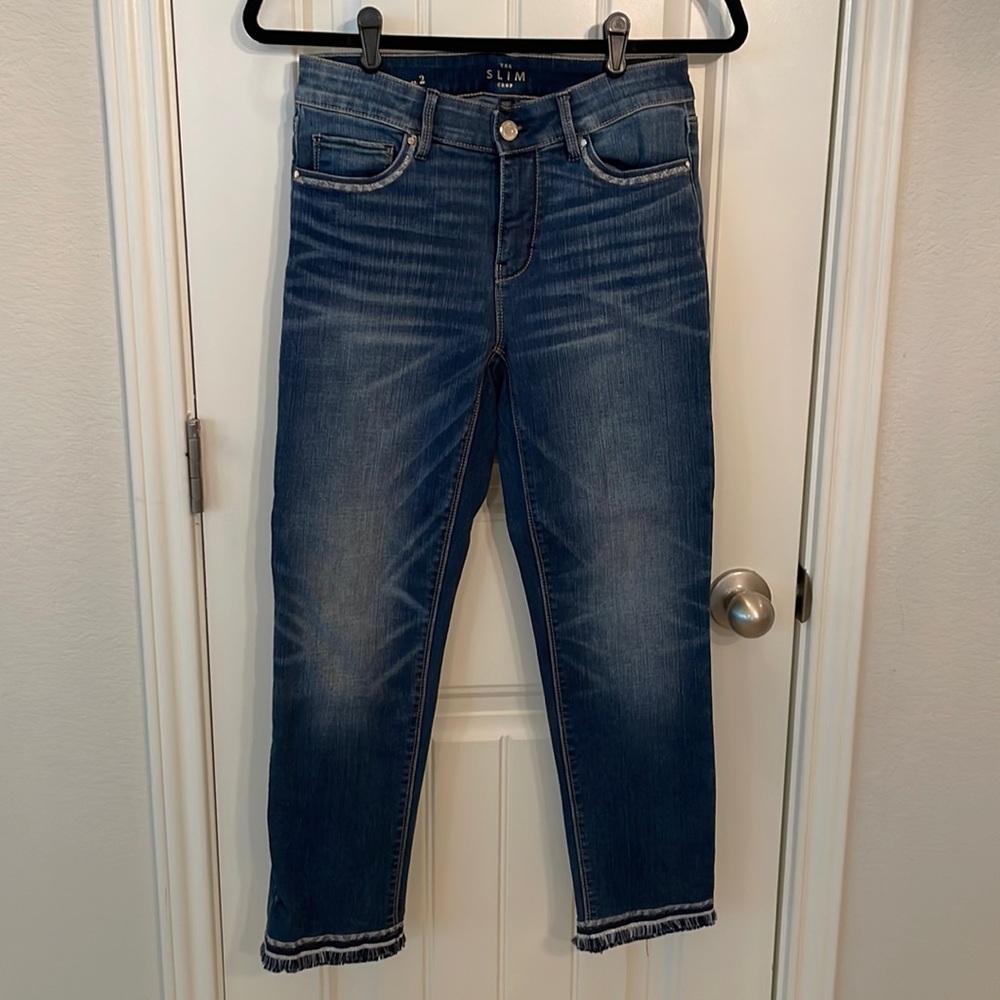 White House Black Market Cropped Jeans Size 2